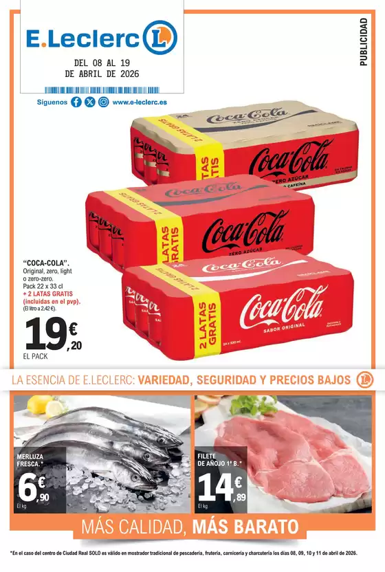 Catálogo E.Leclerc en Tarragona | Hiper Oferta 7 | 2026-04-08T00:00:00.000Z - 2026-04-19T00:00:00.000Z