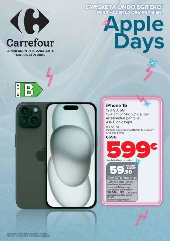 Catálogo Carrefour en Leioa | TECNOLOGIA | 2026-04-07T00:00:00.000Z - 2026-04-22T00:00:00.000Z