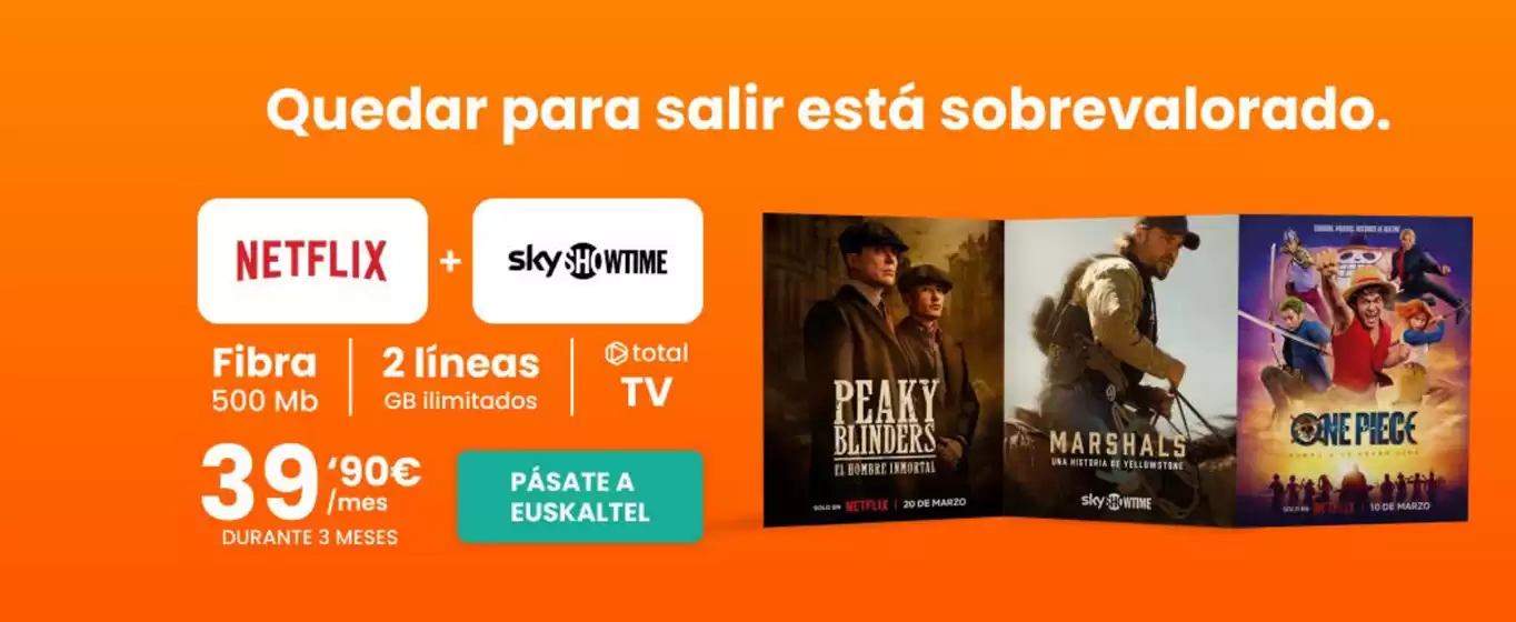 Catálogo Euskaltel en Celanova | Promoción | 2026-04-07T00:00:00.000Z - 2026-04-20T00:00:00.000Z