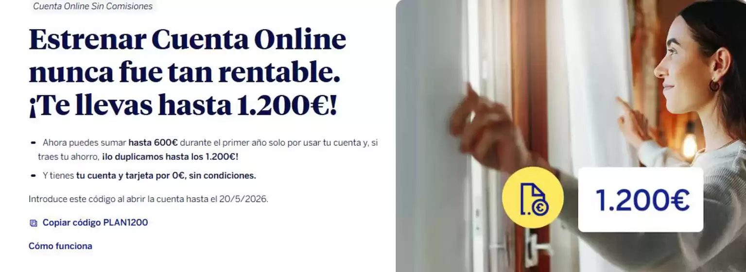 Catálogo BBVA en Jaraíz de la Vera | ¡Te llevas hasta 1.200€! | 2026-04-08T00:00:00.000Z - 2026-05-20T00:00:00.000Z