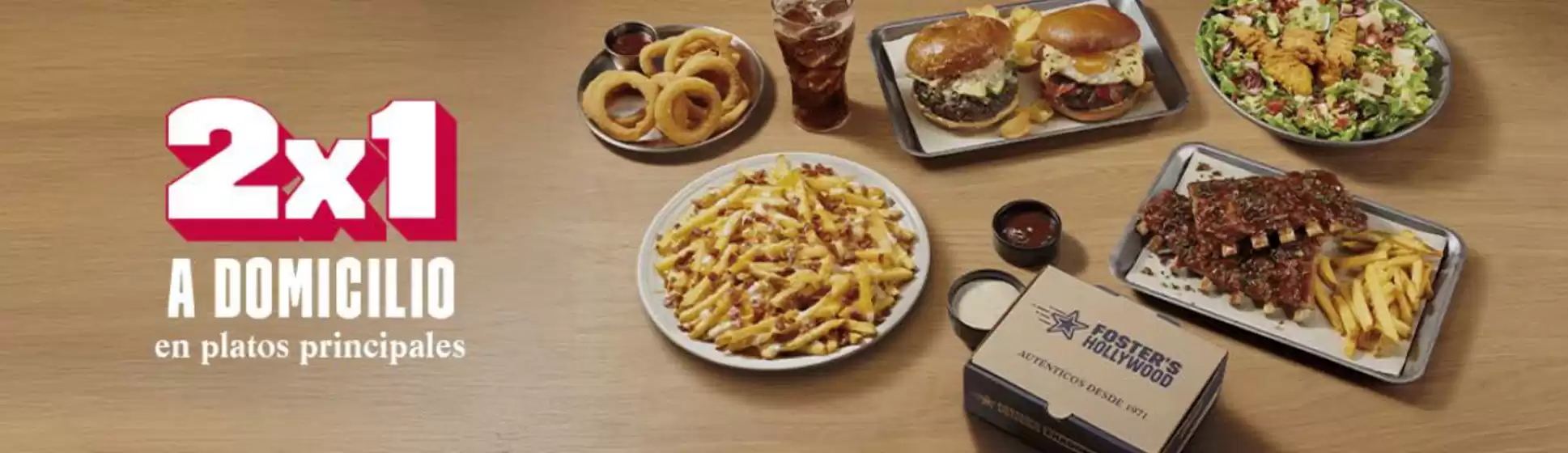 Catálogo Foster's Hollywood | 2x1 | 2026-04-08T00:00:00.000Z - 2026-04-12T00:00:00.000Z