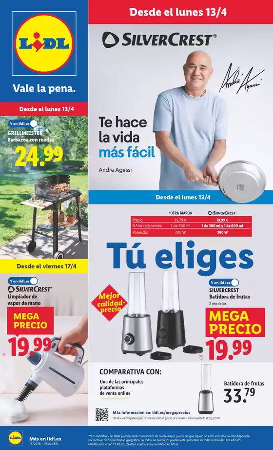 Catálogo Lidl en Alcázar de San Juan | ¡Bazar Lidl! Ofertas válidas del 13/04 al 19/04 | 2026-04-13T00:00:00.000Z - 2026-04-19T00:00:00.000Z