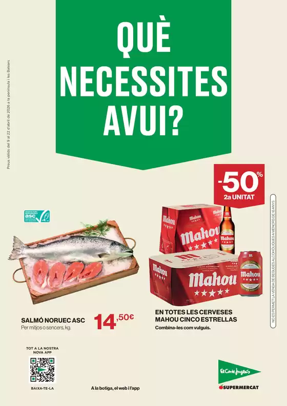 Catálogo El Corte Inglés en Navas de San Juan | Què Necessites Avui? | 2026-04-09T00:00:00.000Z - 2026-04-22T00:00:00.000Z