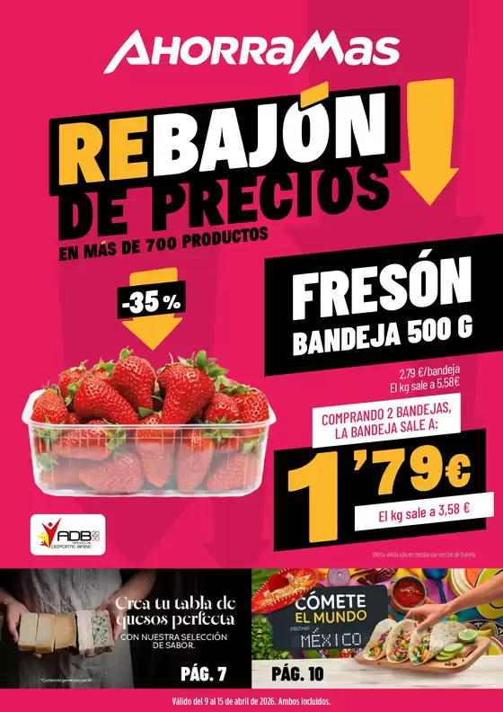 Catálogo Ahorramas | Rebajón De Precios | 2026-04-09T00:00:00.000Z - 2026-04-15T00:00:00.000Z