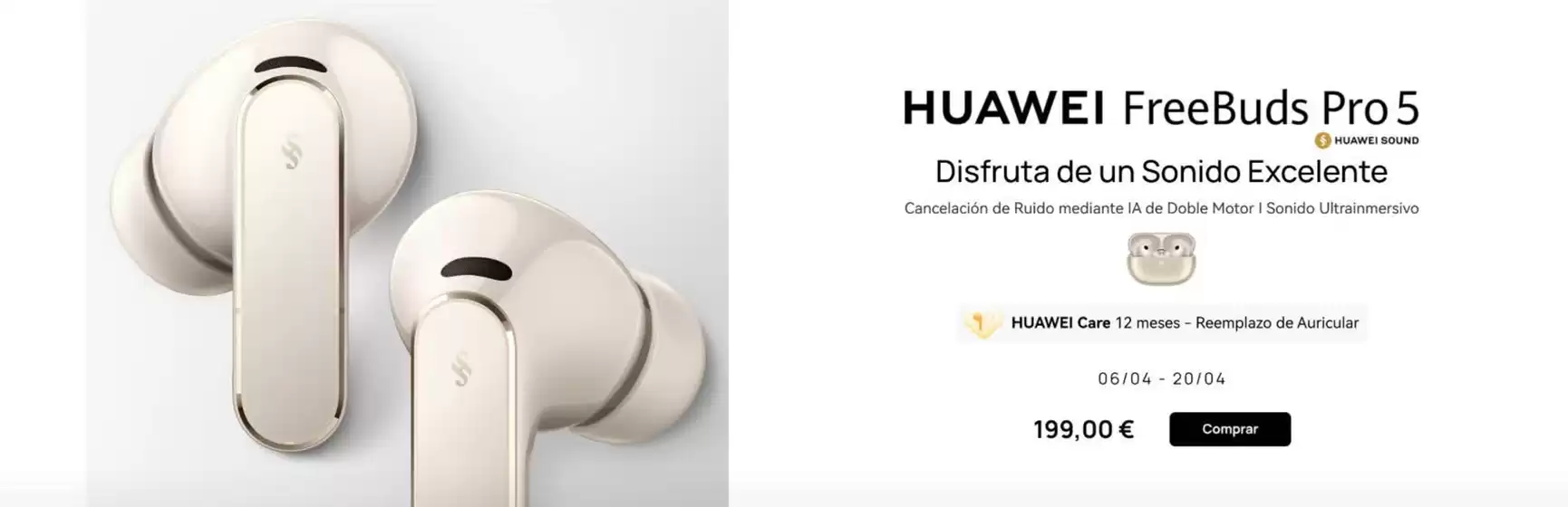 Catálogo Huawei | Huawei Freebuds Pro 5 | 2026-04-09T00:00:00.000Z - 2026-04-20T00:00:00.000Z