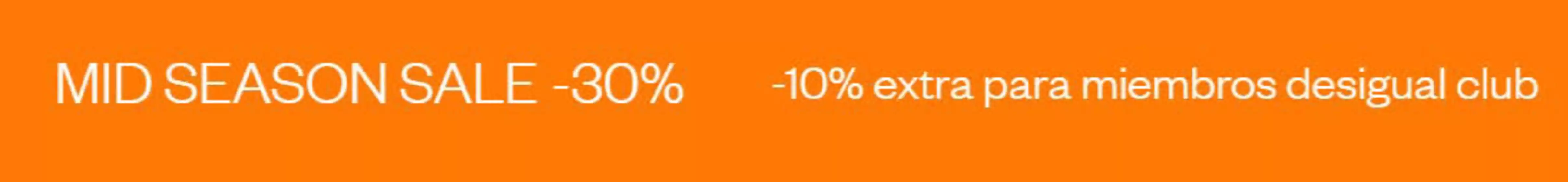 Catálogo Desigual | Mid Season Sale | 2026-04-09T00:00:00.000Z - 2026-04-12T00:00:00.000Z