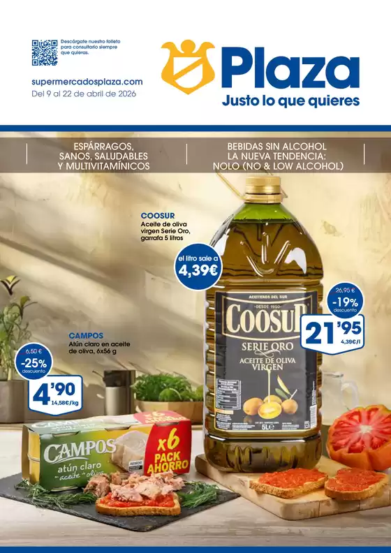 Catálogo Supermercados Plaza | Del 9 al 22 de abril de 2026 | 2026-04-10T00:00:00.000Z - 2026-04-22T00:00:00.000Z
