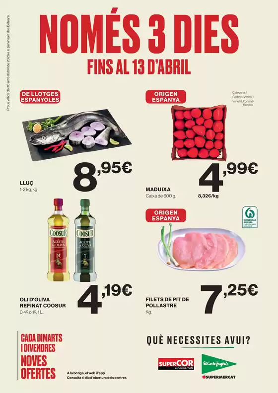 Catálogo El Corte Inglés | Només 3 Dies | 2026-04-10T00:00:00.000Z - 2026-04-13T00:00:00.000Z