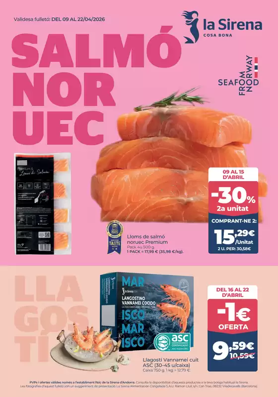 Catálogo La Sirena | Del 09 Al 22/04/2026 | 2026-04-10T00:00:00.000Z - 2026-04-22T00:00:00.000Z