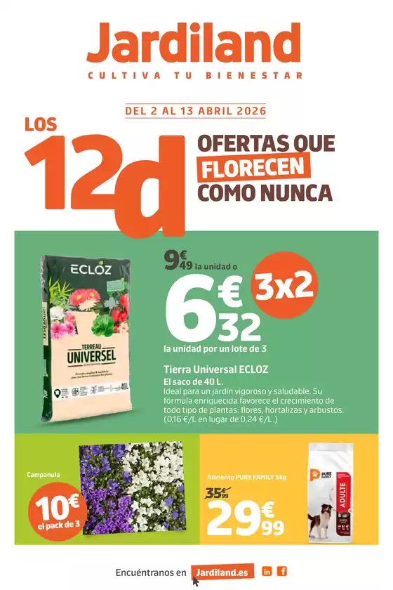 Catálogo Jardiland | Del 2 Al 13 Abril 2026 | 2026-04-10T00:00:00.000Z - 2026-04-13T00:00:00.000Z