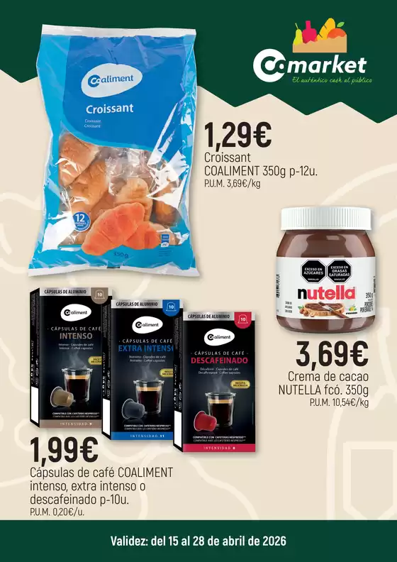 Catálogo CoMarket en Sant Andreu de Llavaneres | Ofertas Comarket Albacete | 2026-04-15T00:00:00.000Z - 2026-04-28T00:00:00.000Z