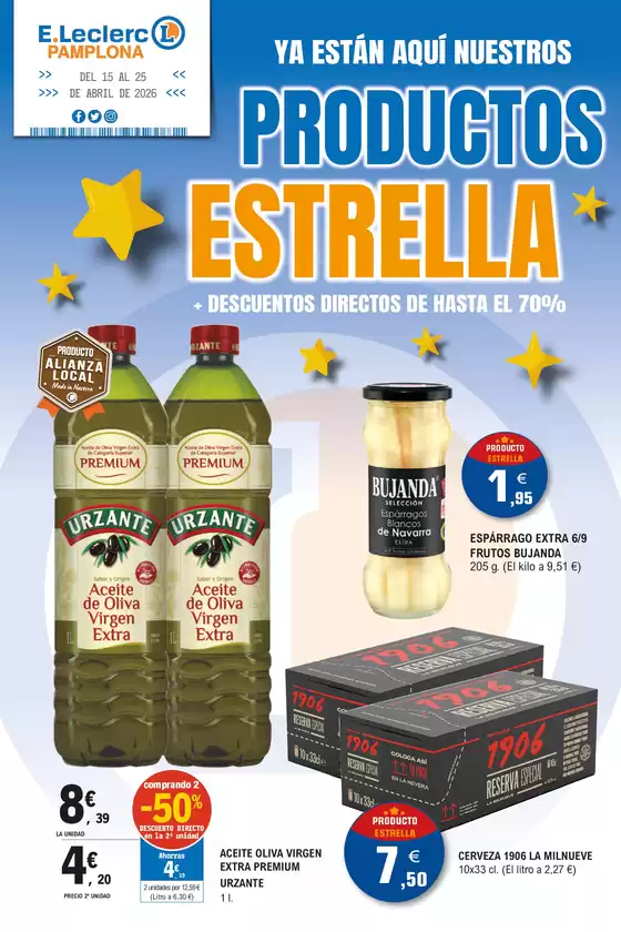 Catálogo E.Leclerc en Sant Andreu de Llavaneres | Mega Precios. | 2026-04-15T00:00:00.000Z - 2026-04-25T00:00:00.000Z