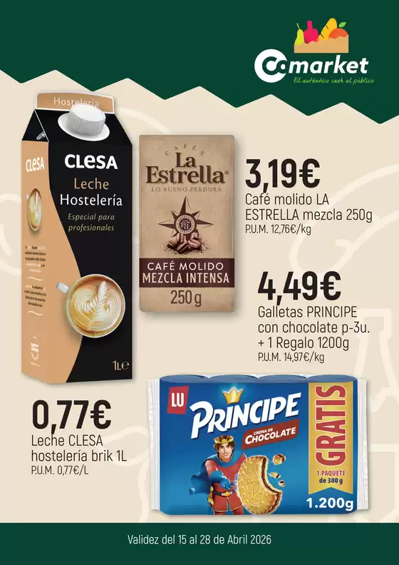 Catálogo CoMarket en Sant Andreu de Llavaneres | Ofertas Comarket Sonseca | 2026-04-15T00:00:00.000Z - 2026-04-28T00:00:00.000Z