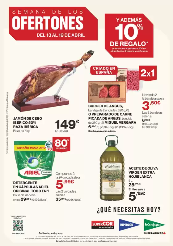 Catálogo Hipercor | Semana de los Ofertones | 2026-04-14T00:00:00.000Z - 2026-04-19T00:00:00.000Z