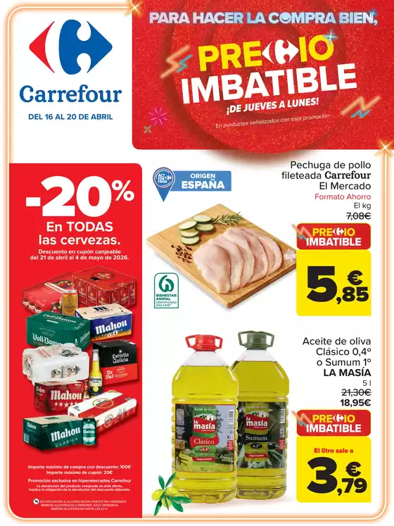 Catálogo Carrefour en Navia | PRECIO IMBATIBLE | 2026-04-16T00:00:00.000Z - 2026-04-20T00:00:00.000Z