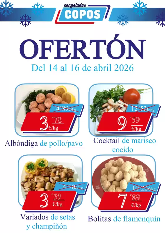 Catálogo Congelados Copos | Del 14 al 16 de abril 2026 | 2026-04-14T00:00:00.000Z - 2026-04-16T00:00:00.000Z