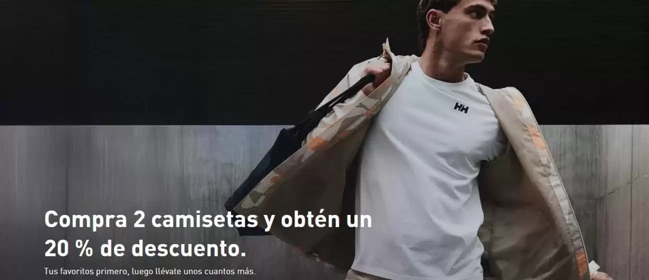 Catálogo Helly Hansen | Compra 2 camisetas y obtén un 20 % de descuento | 2026-04-14T00:00:00.000Z - 2026-04-27T00:00:00.000Z