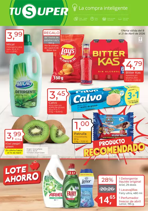 Catálogo Tu Super | Oferta válida del 8 al 21 de Abril de 2026 | 2026-04-14T00:00:00.000Z - 2026-04-21T00:00:00.000Z