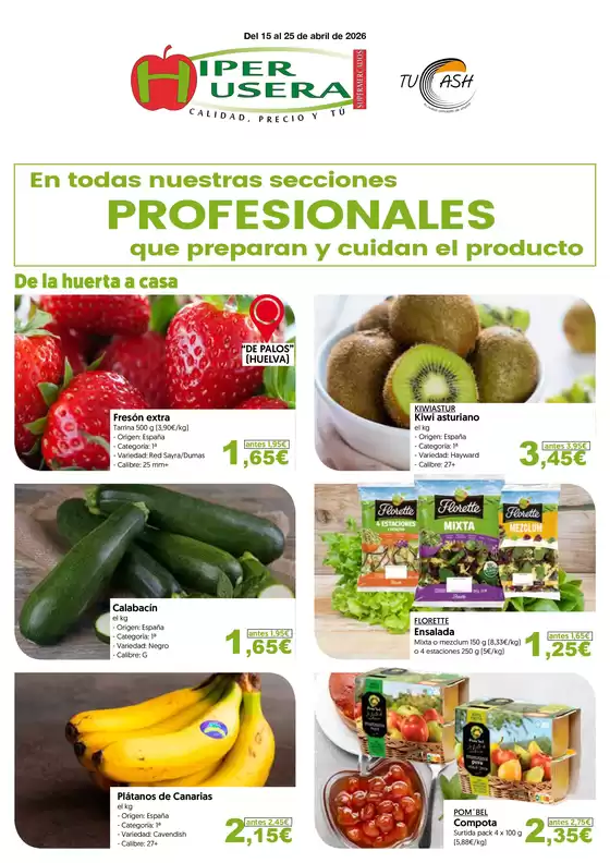 Catálogo Hiper Usera | Del 15 al 25 de abril de 2026 | 2026-04-15T00:00:00.000Z - 2026-04-25T00:00:00.000Z