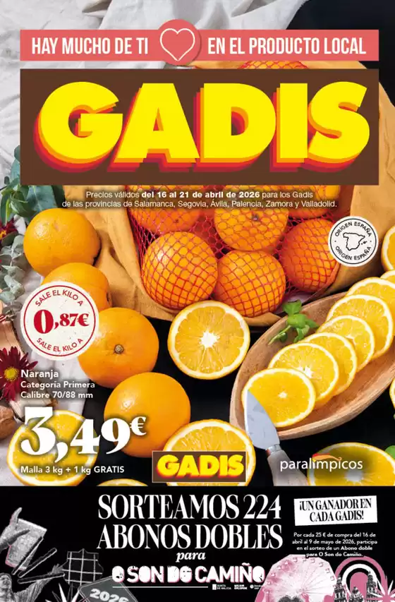 Catálogo Gadis | Precios válidos del 16 al 21 de abrll de 2026 | 2026-04-16T00:00:00.000Z - 2026-04-21T00:00:00.000Z