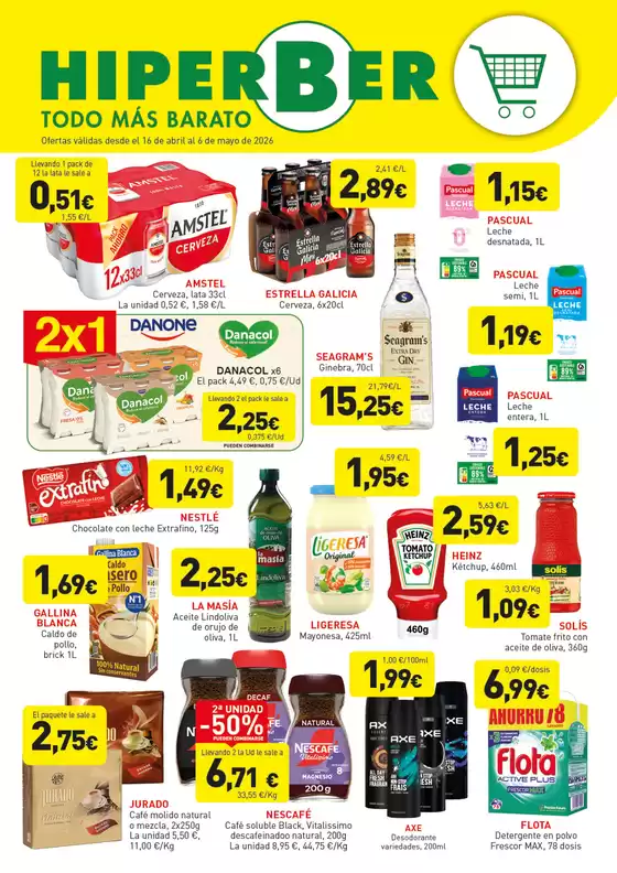 Catálogo Hiperber | Ofertas válidas desde el 16 de abril al 6 de mayo de 2026 | 2026-04-16T00:00:00.000Z - 2026-05-06T00:00:00.000Z