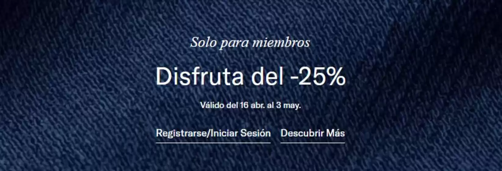 Catálogo Tommy Hilfiger | Disfruta del -25% | 2026-04-16T00:00:00.000Z - 2026-05-03T00:00:00.000Z