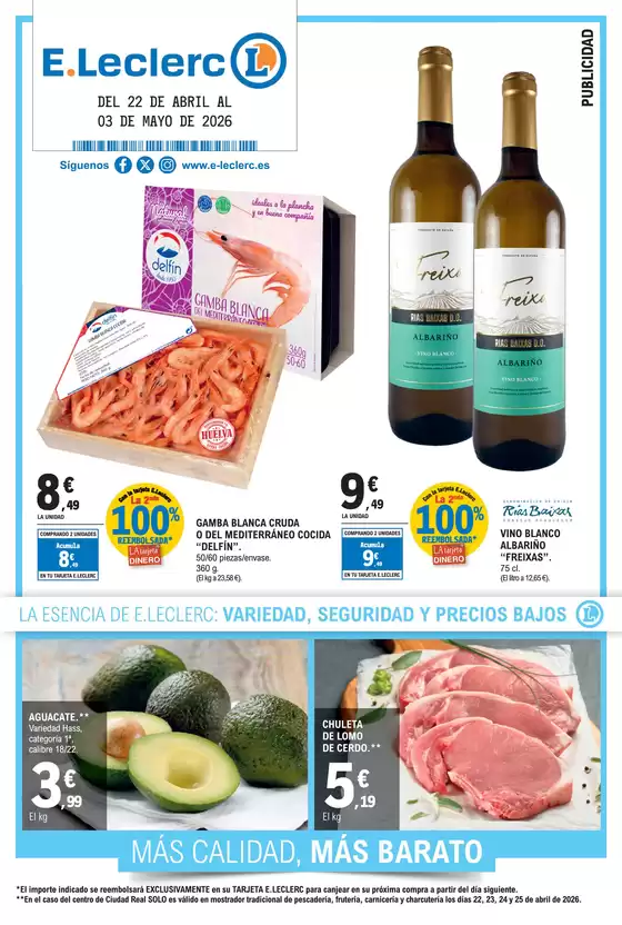 Catálogo E.Leclerc en Forua | Hiper Oferta 8 | 2026-04-22T00:00:00.000Z - 2026-05-03T00:00:00.000Z