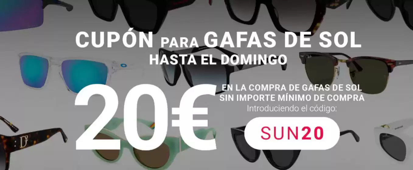 Catálogo Perfumerías Sabina | Cupón Para Gafas De Sol | 2026-04-17T00:00:00.000Z - 2026-04-19T00:00:00.000Z