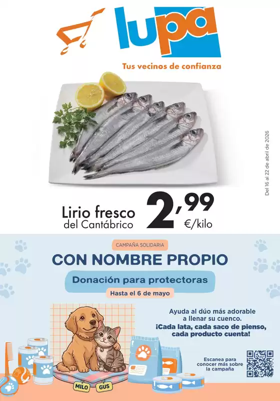 Catálogo Supermercados Lupa en Boadilla del Monte | Del 16 al 22 de abril de 2026 | 2026-04-17T00:00:00.000Z - 2026-04-22T00:00:00.000Z