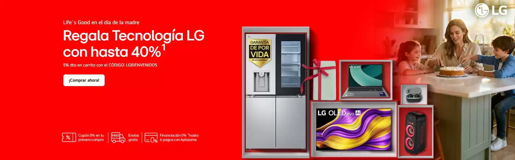 Catálogo LG | Regala Tecnología LG con hasta 40% | 2026-04-20T00:00:00.000Z - 2026-05-03T00:00:00.000Z