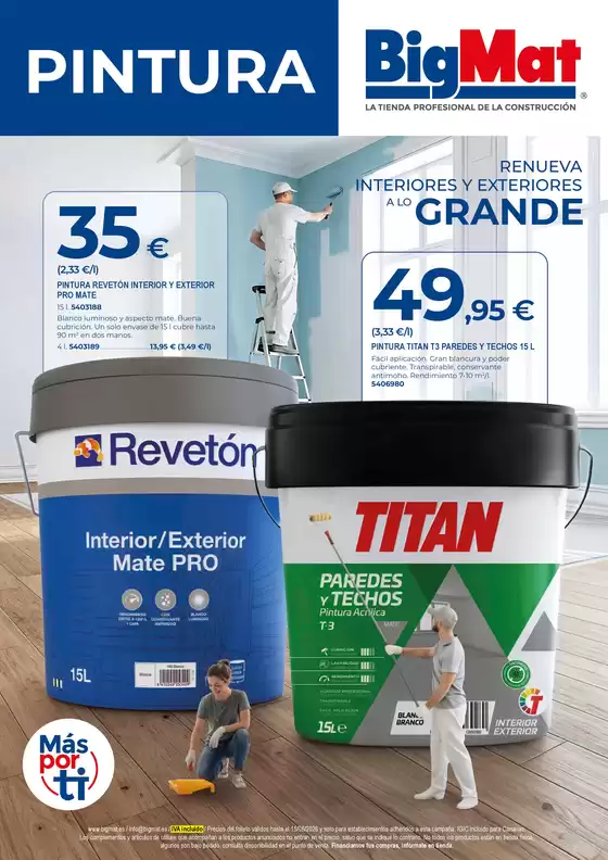 Catálogo Bigmat - La Plataforma en Los Olivos | Pintura | 2026-04-21T00:00:00.000Z - 2026-09-15T00:00:00.000Z