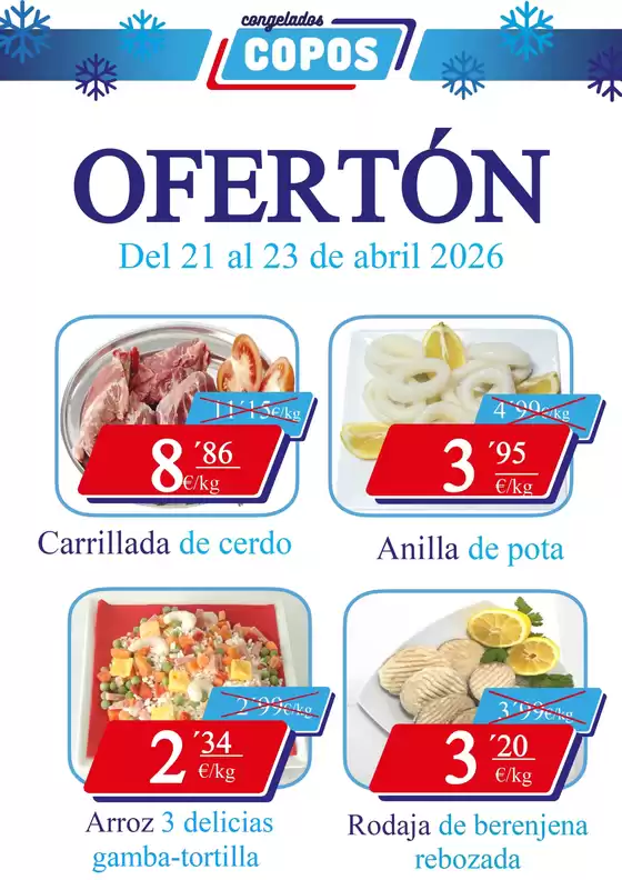 Catálogo Congelados Copos | Ofertón | 2026-04-21T00:00:00.000Z - 2026-04-23T00:00:00.000Z