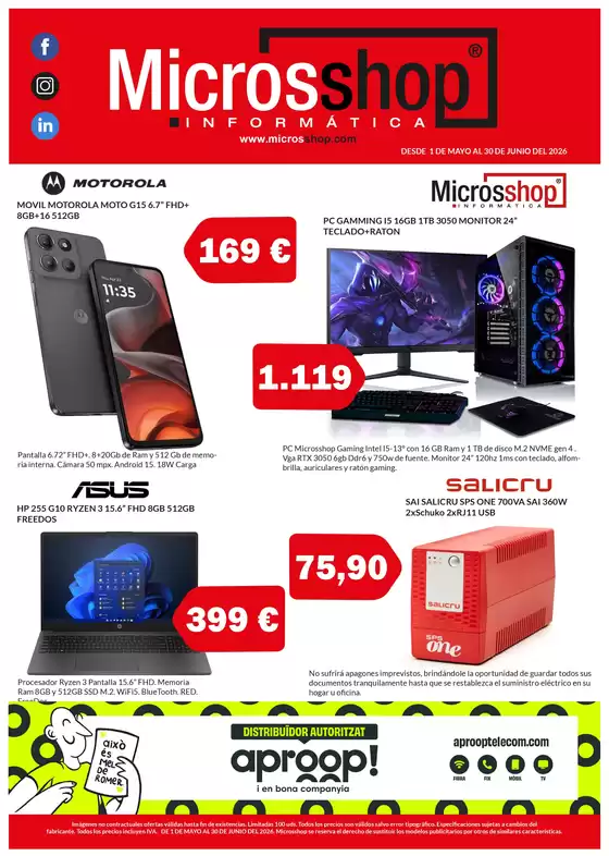 Catálogo Microsshop | Desde 1 De Mayo Al 30 De Junio Del 2026 | 2026-05-01T00:00:00.000Z - 2026-06-30T00:00:00.000Z