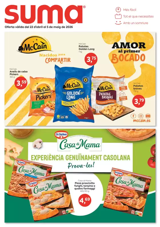 Catálogo Suma Supermercados | Oferta vàlida del 22 d’abril al 5 de maig de 2026 | 2026-04-22T00:00:00.000Z - 2026-05-05T00:00:00.000Z