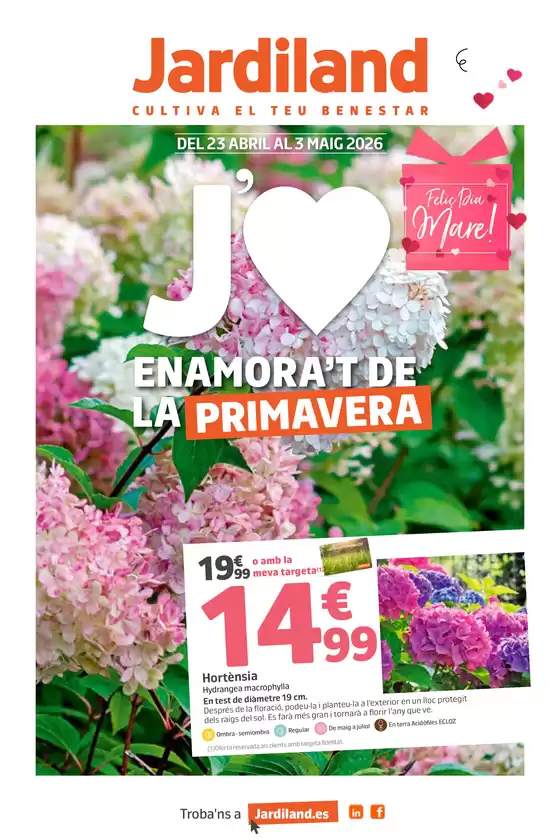 Catálogo Jardiland | Feliç dia Mare! | 2026-04-23T00:00:00.000Z - 2026-05-03T00:00:00.000Z
