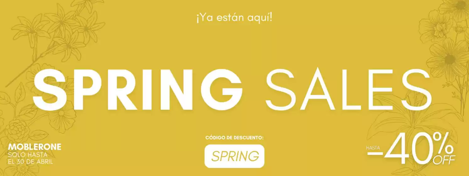 Catálogo Moblerone | ¡Ya están aquí! | 2026-04-21T00:00:00.000Z - 2026-04-30T00:00:00.000Z