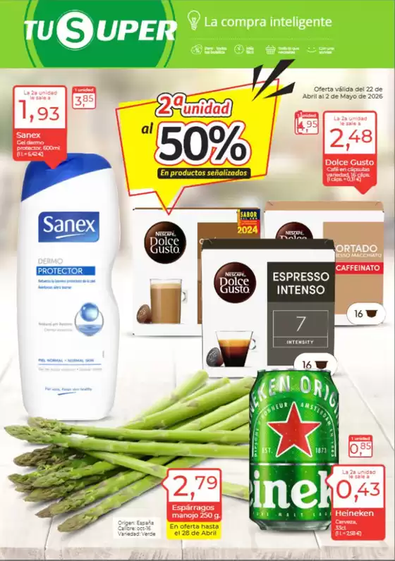 Catálogo Tu Super | Oferta válida del 22 de Abril al 2 de Mayo de 2026 | 2026-04-22T00:00:00.000Z - 2026-05-02T00:00:00.000Z