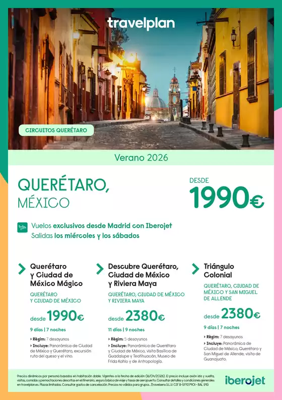 Catálogo Travelplan en Berninches | Travelplan MÉXICO | 2026-04-22T00:00:00.000Z - 2026-08-31T00:00:00.000Z