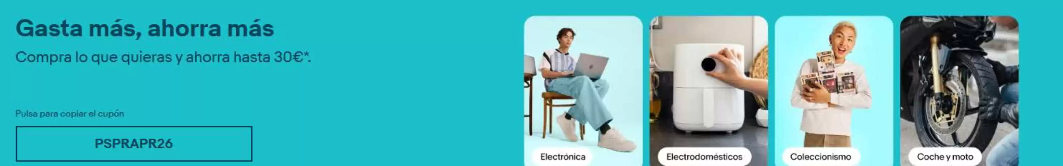 Catálogo eBay | Gasta más, ahorra más | 2026-04-22T00:00:00.000Z - 2026-04-30T00:00:00.000Z