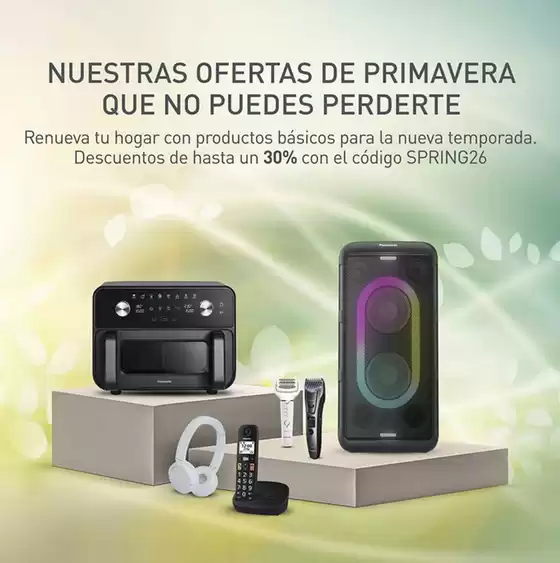 Catálogo Panasonic | Descuentos de hasta un 30% | 2026-04-22T00:00:00.000Z - 2026-05-05T00:00:00.000Z