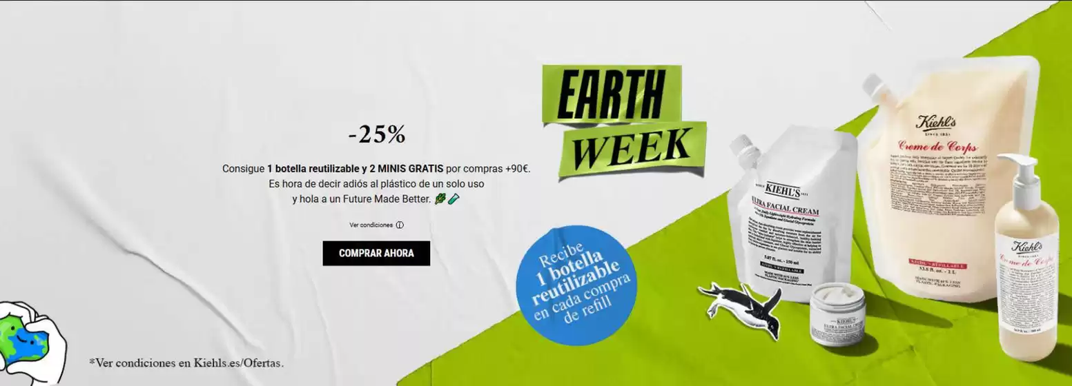 Catálogo Kiehls en Salmeroncillos | -25%  | 2026-04-22T00:00:00.000Z - 2026-04-26T00:00:00.000Z