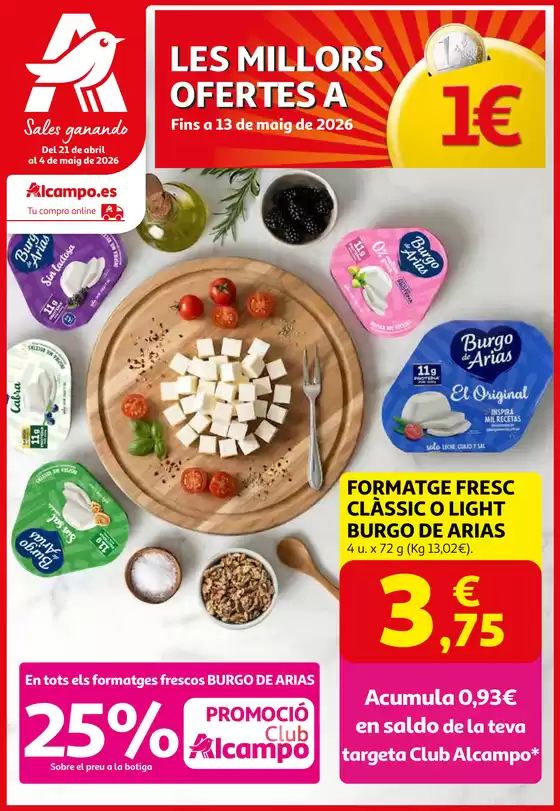 Catálogo Alcampo | Del 21 de abril al 4 de maig de 2026 | 2026-04-22T00:00:00.000Z - 2026-05-04T00:00:00.000Z