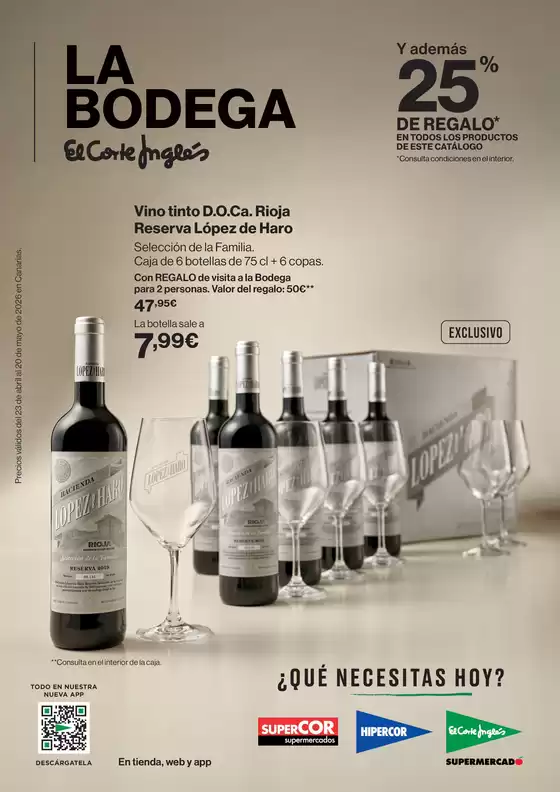 Catálogo El Corte Inglés | La Bodega  | 2026-04-23T00:00:00.000Z - 2026-05-20T00:00:00.000Z
