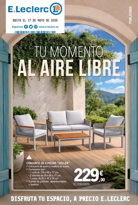 Catálogo E.Leclerc | AIRE LIBRE 1 | 2026-04-27T00:00:00.000Z - 2026-05-17T00:00:00.000Z