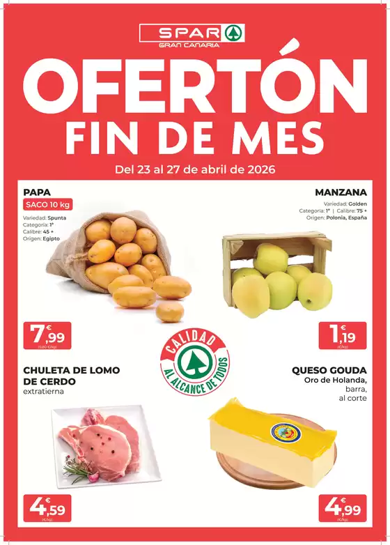Catálogo SPAR Gran Canaria | Oferton fin de mes | 2026-04-24T00:00:00.000Z - 2026-04-27T00:00:00.000Z