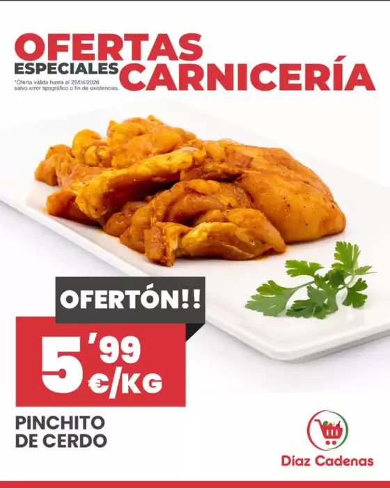 Catálogo Díaz Cadenas |  ¡Este fin de semana vuelven a subir las temperaturas y no hay mejor plan que una buena barbacoa! | 2026-04-24T00:00:00.000Z - 2026-04-25T00:00:00.000Z