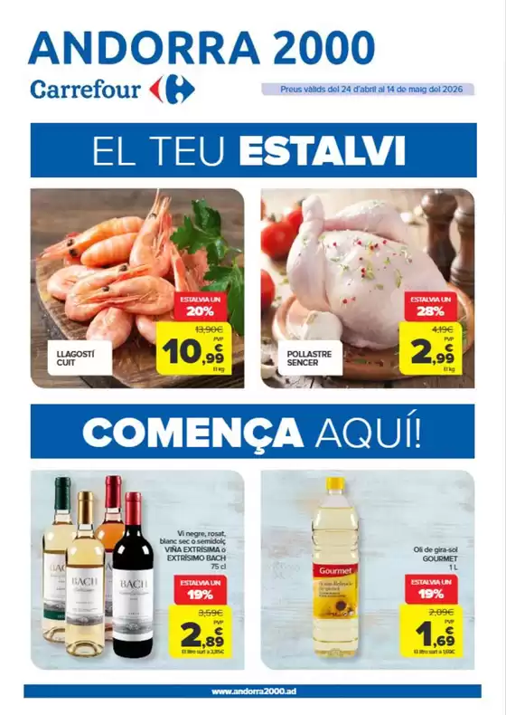 Catálogo Andorra 2000 | Preus vàlids del 24 d’abril al 14 de maig del 2026 | 2026-04-24T00:00:00.000Z - 2026-05-14T00:00:00.000Z