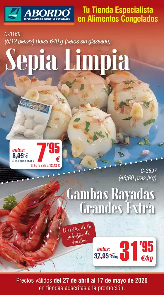 Catálogo Abordo | Precios válidos del 27 de abril al 17 de mayo de 2026 | 2026-04-27T00:00:00.000Z - 2026-05-17T00:00:00.000Z
