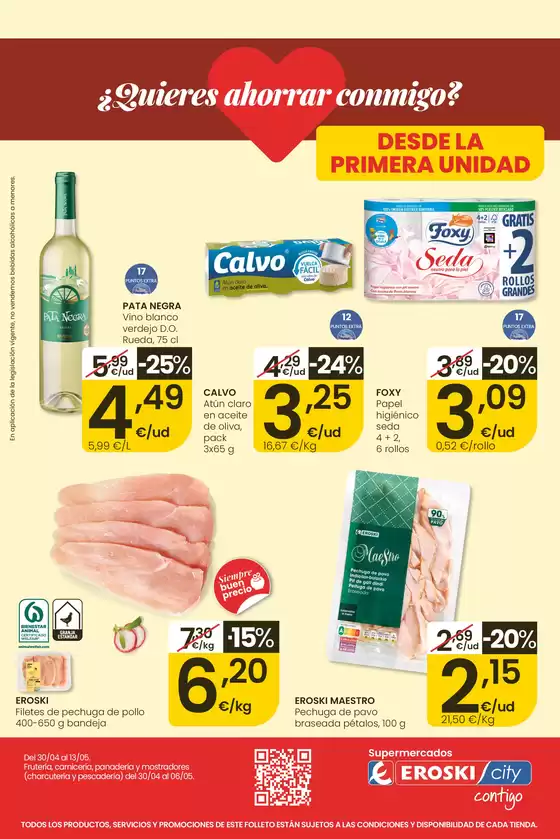 Catálogo Eroski en Palma de Mallorca | ¿Quieres ahorrar conmigo? | 2026-04-30T00:00:00.000Z - 2026-05-13T00:00:00.000Z