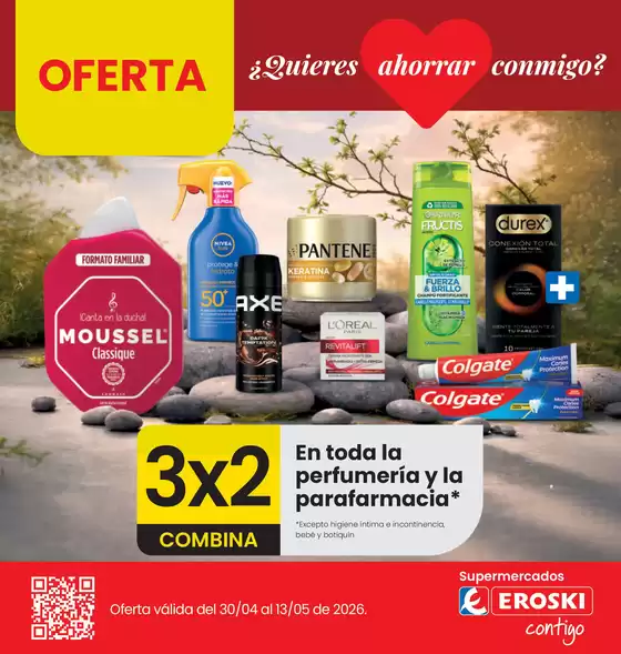 Catálogo Eroski en Alcúdia | 3x2 En toda la perfumería y la parafarmacia | 2026-04-30T00:00:00.000Z - 2026-05-13T00:00:00.000Z